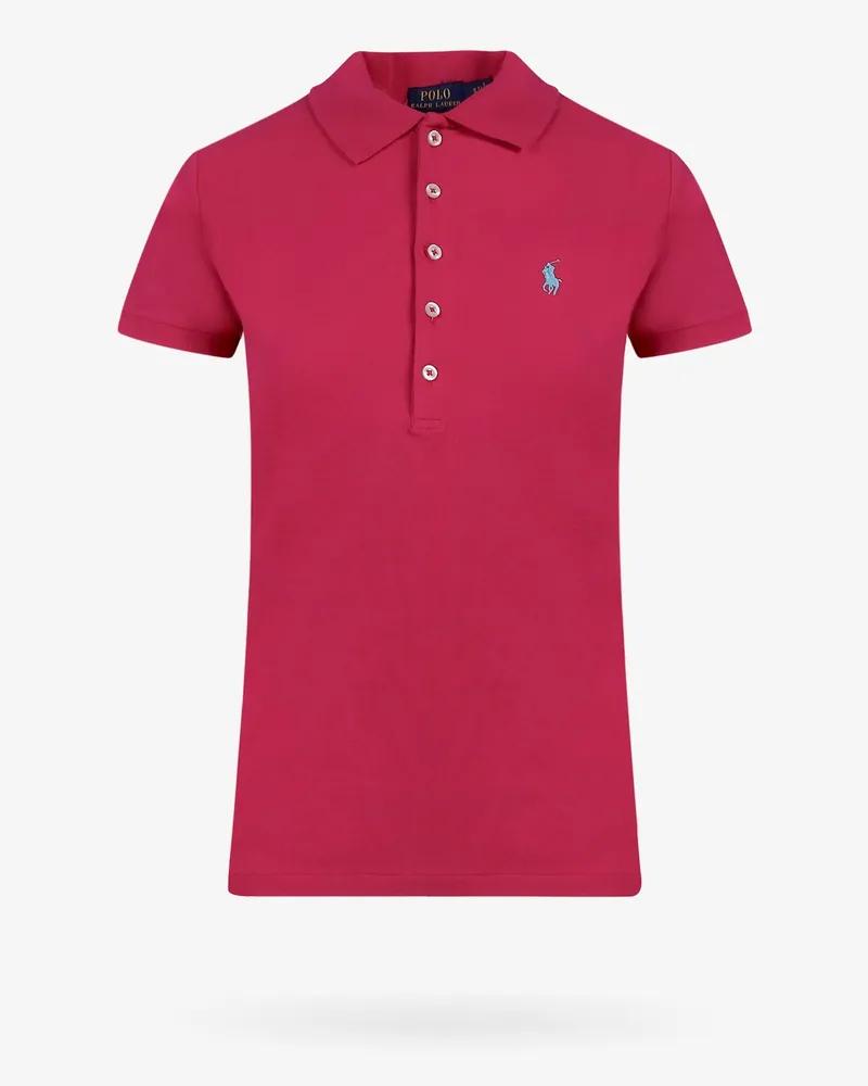 Ralph Lauren Cotton polo shirt -  - gender_Woman Pink