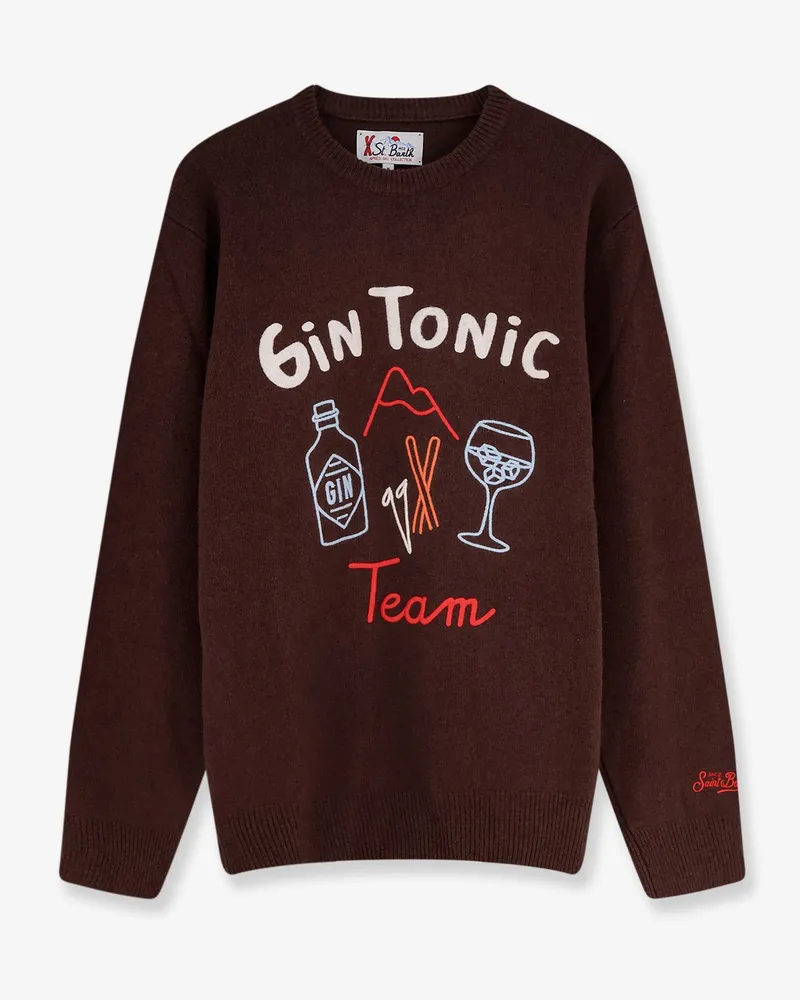 MC2 Saint Barth Heron wool blend sweater -  - gender_Man Brown