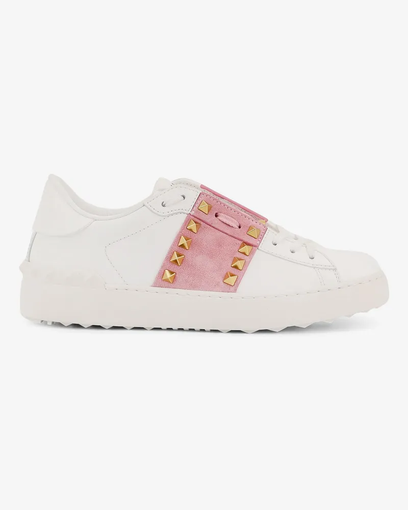Valentino Garavani Rockstud Untitled leather low-top sneakers -  - gender_Woman White