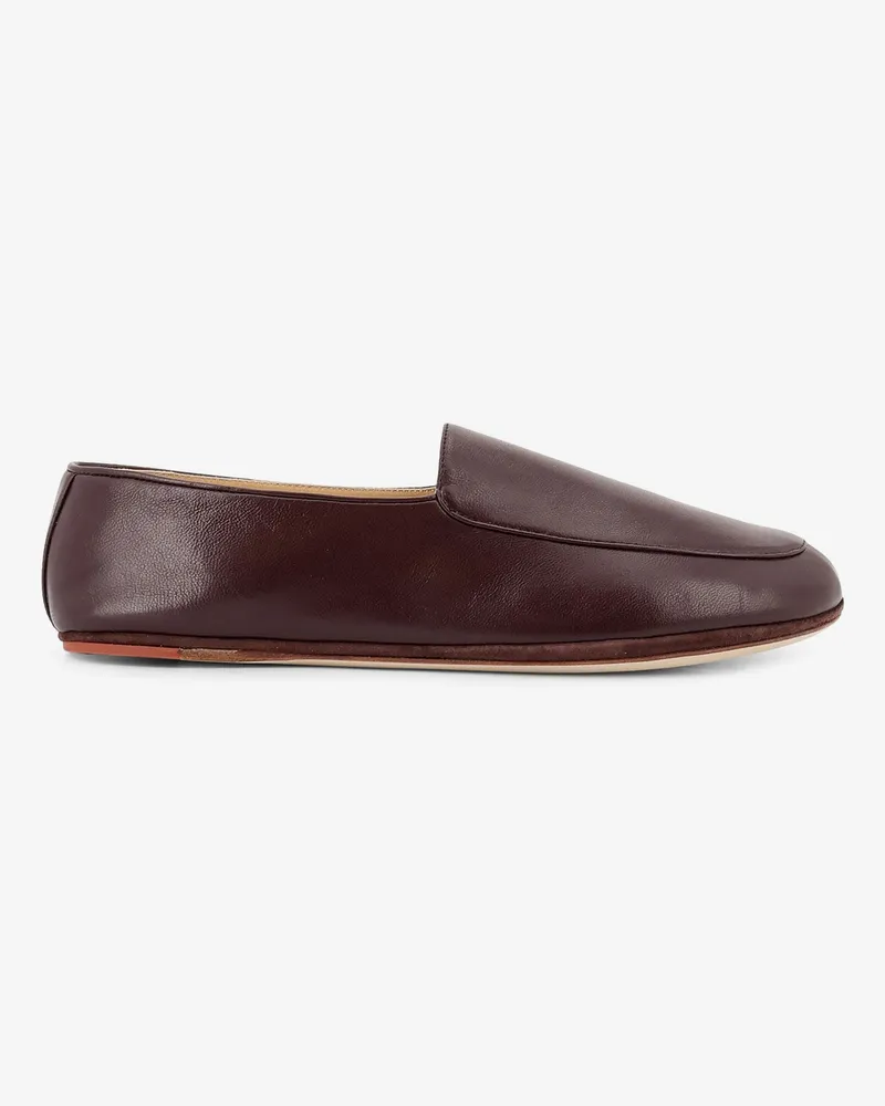 Loro Piana Anton Walk Leather Loafers -  - gender_Woman Brown
