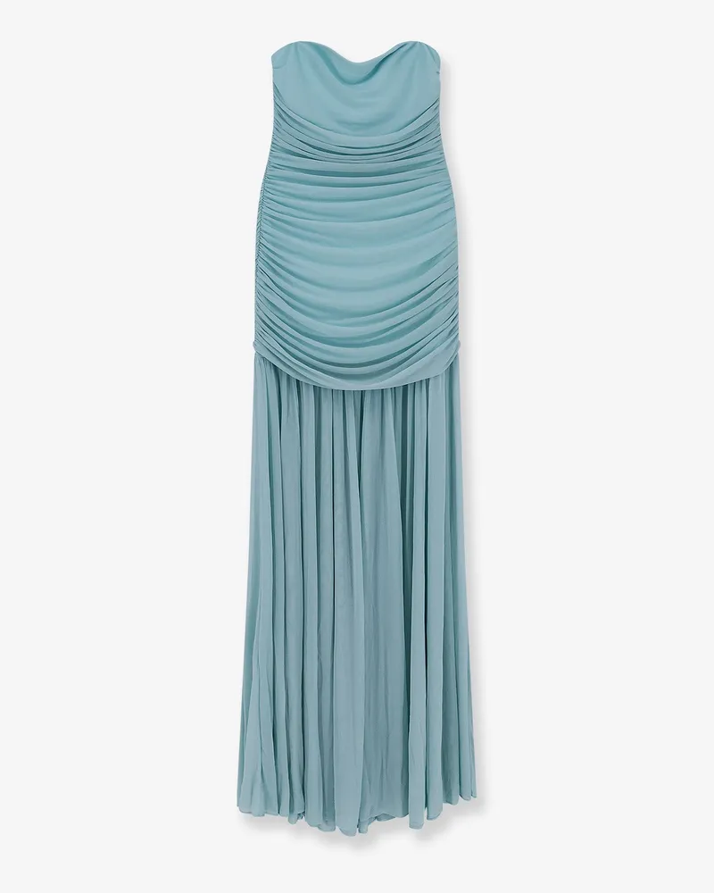 Retrofête Stretch fabric Adele long dress -  - gender_Woman Green