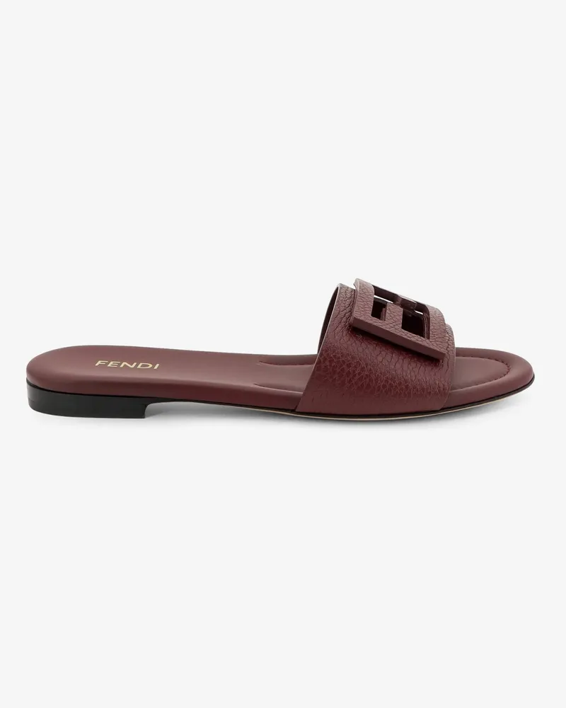 Fendi Leather Tube Sandals -  - gender_Woman Purple