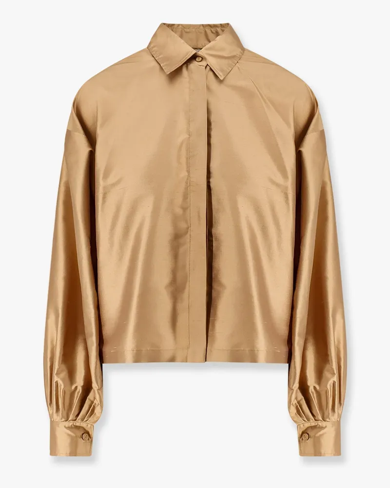 Max Mara Scalata shantung shirt -  - gender_Woman Gold