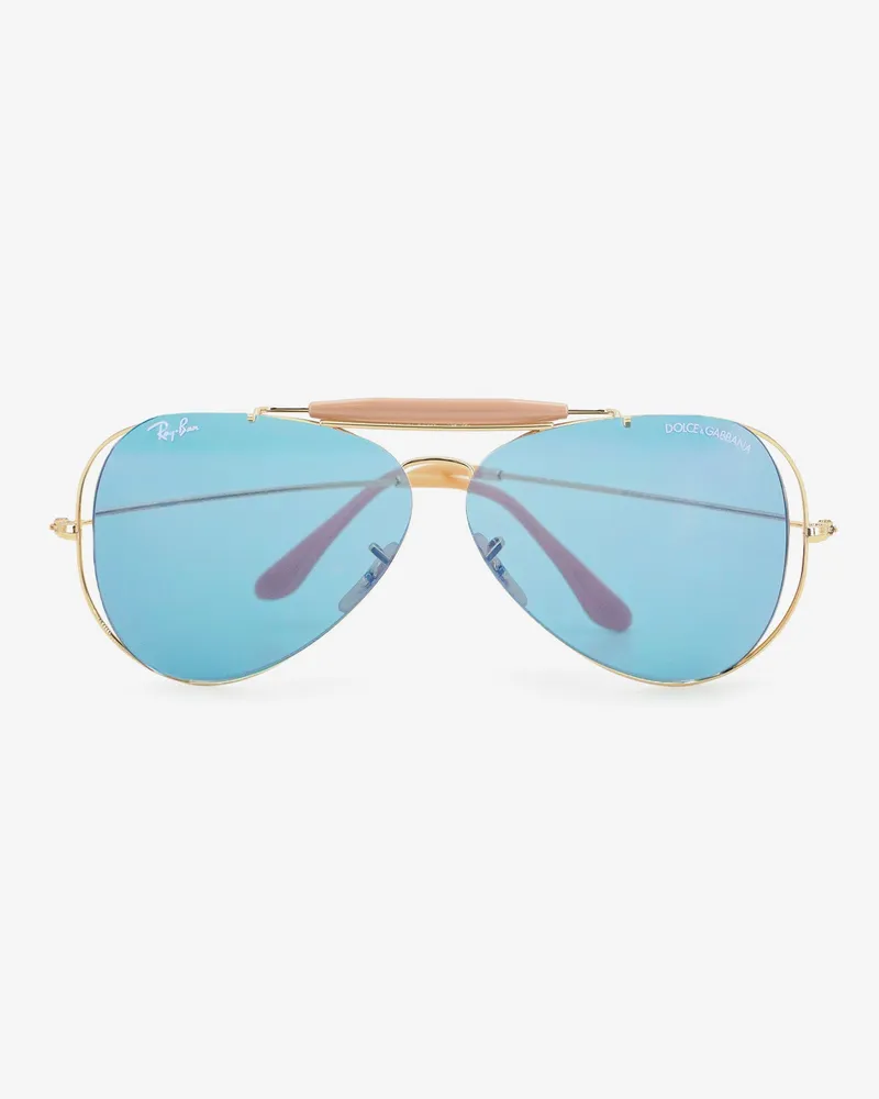 Dolce & Gabbana Ray-Ban X  Acetate Sunglasses - DOLCE & GABBANA - gender_Unisex Blue