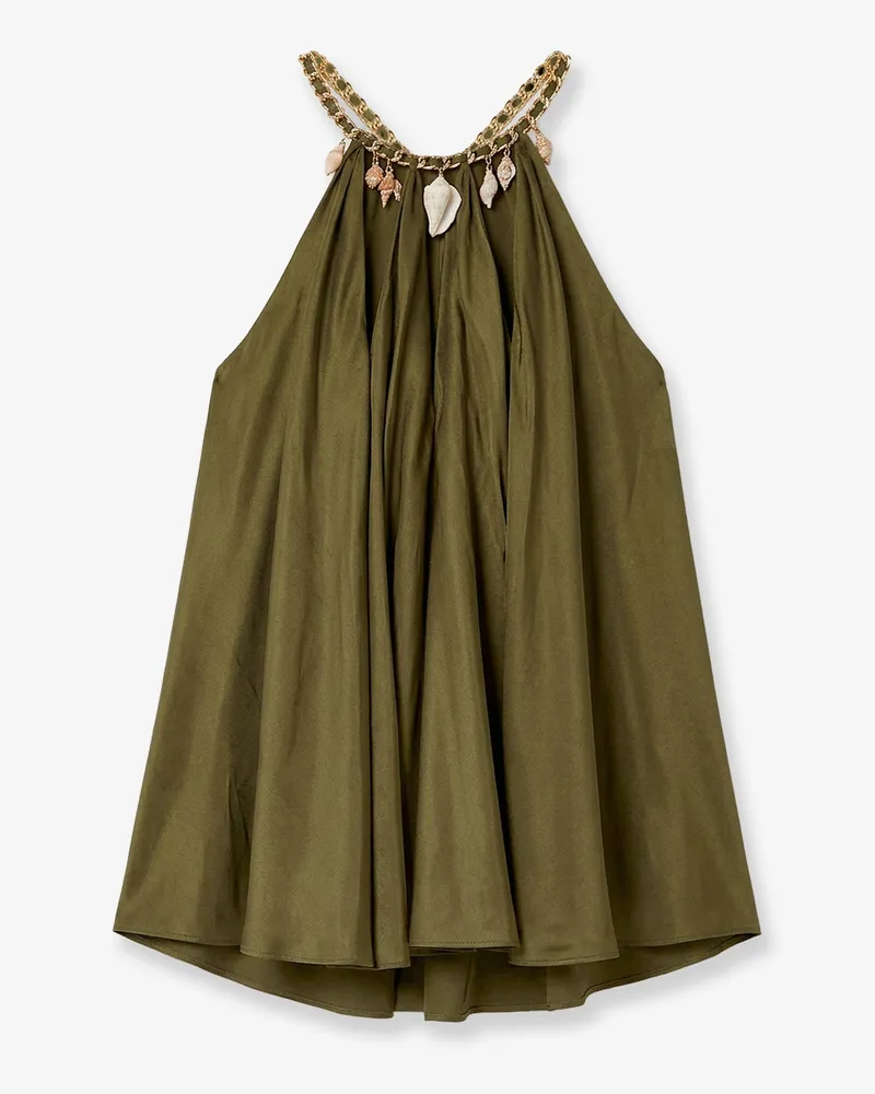 Zimmermann Mahon silk top -  - gender_Woman Green