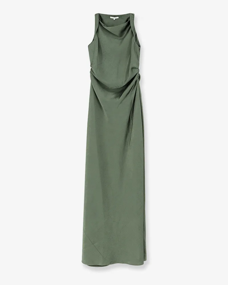 Vince Long satin dress -  - gender_Woman Green