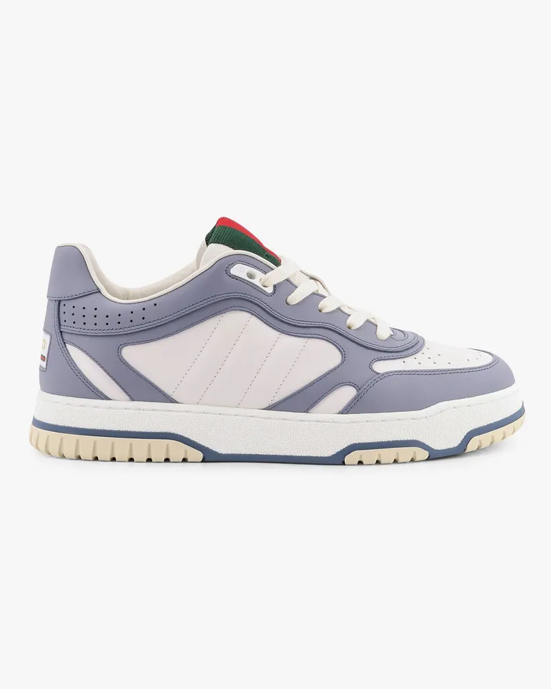 Gucci Re-web leather sneakers -  - gender_Man Blue