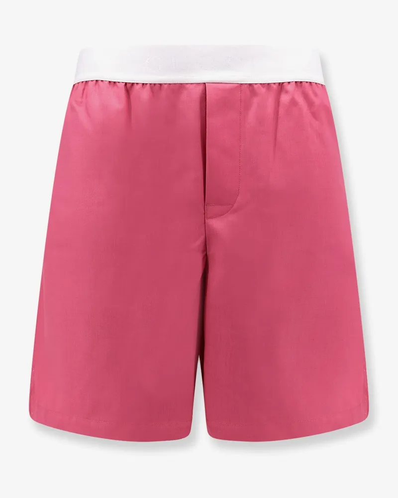 Gucci Wool shorts with frontal logo -  - gender_Woman Pink