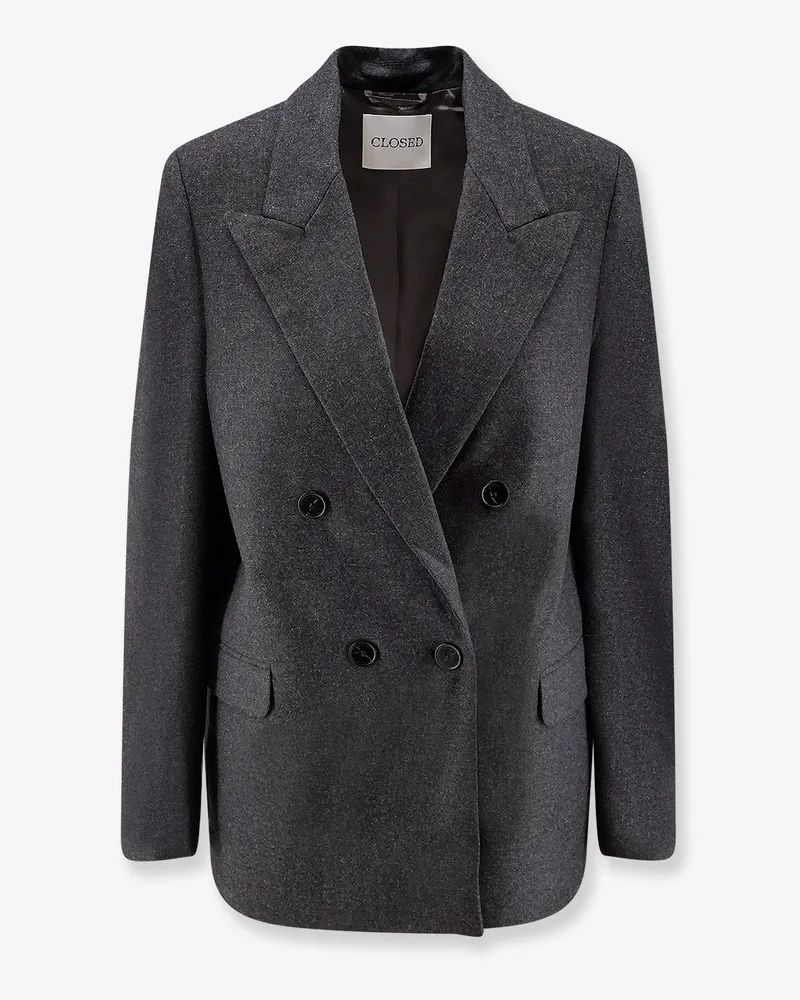 Closed Wool melange blend blazer -  - gender_Woman Grey