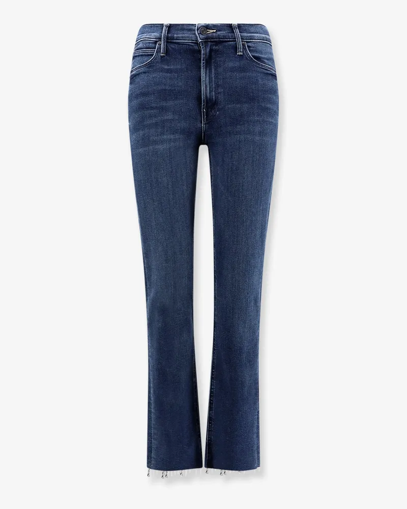 Mother Mid Rise Dazzler Ankle Fray jeans -  - gender_Woman Blue