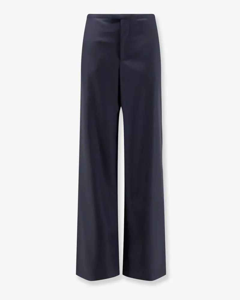 Gucci Primavera Light Wool trousers - GUCCI - gender_Woman Blue