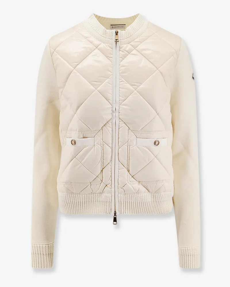Moncler Wool and nylon blend jacket -  - gender_Woman White