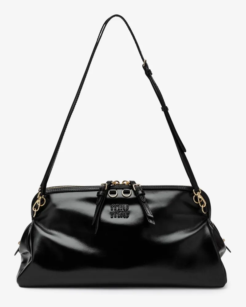 Miu Miu Leather shoulder bag -  - gender_Woman Black