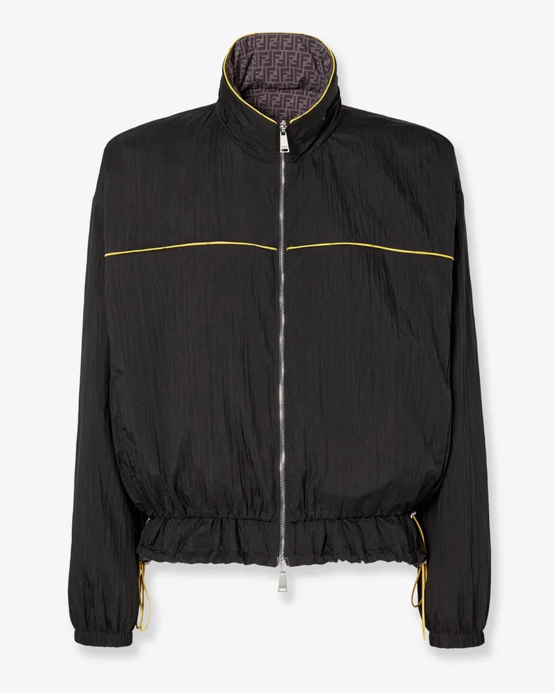 Fendi Reversible nylon jacket -  - gender_Man Black