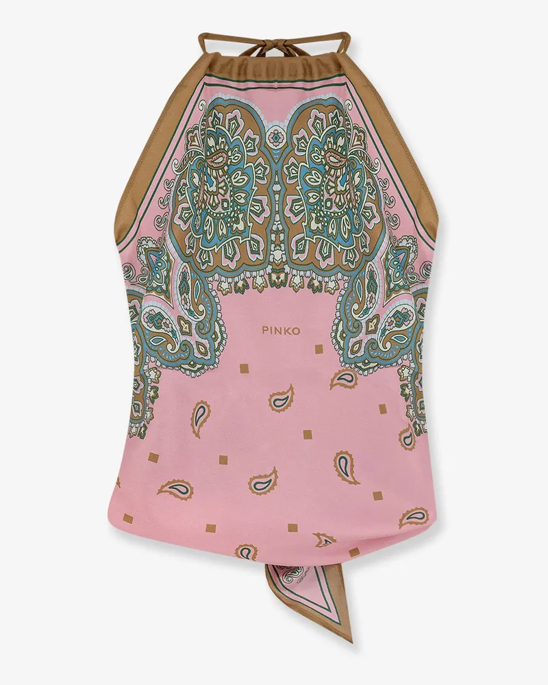 Pinko Viscose and silk blend Synchro top -  - gender_Woman Multicolor