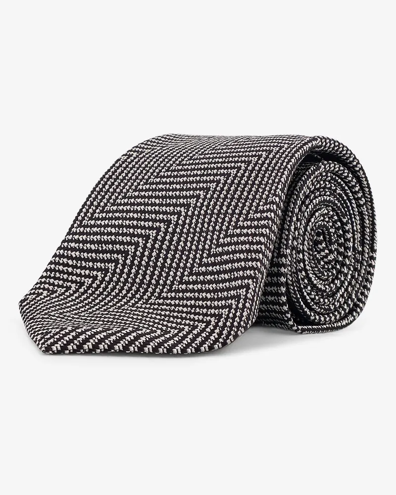 Tom Ford Silk tie -  - gender_Man Silver