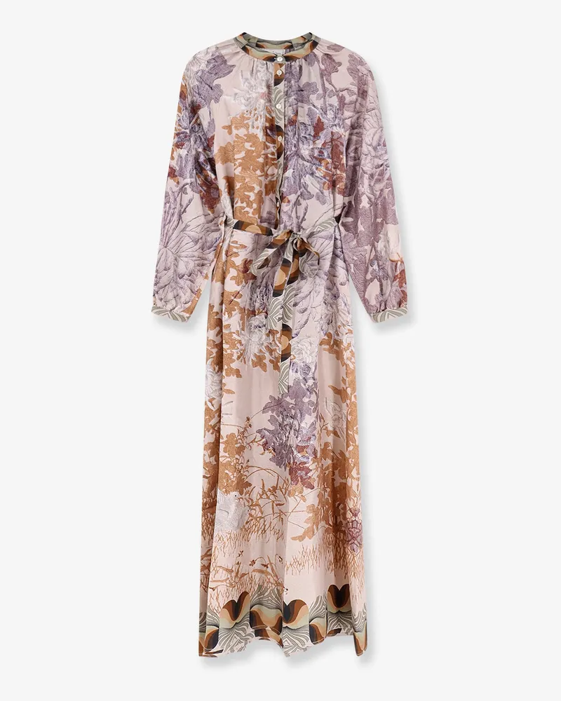 Pierre-Louis Mascia Aloe long silk dress -  - gender_Woman Multicolor