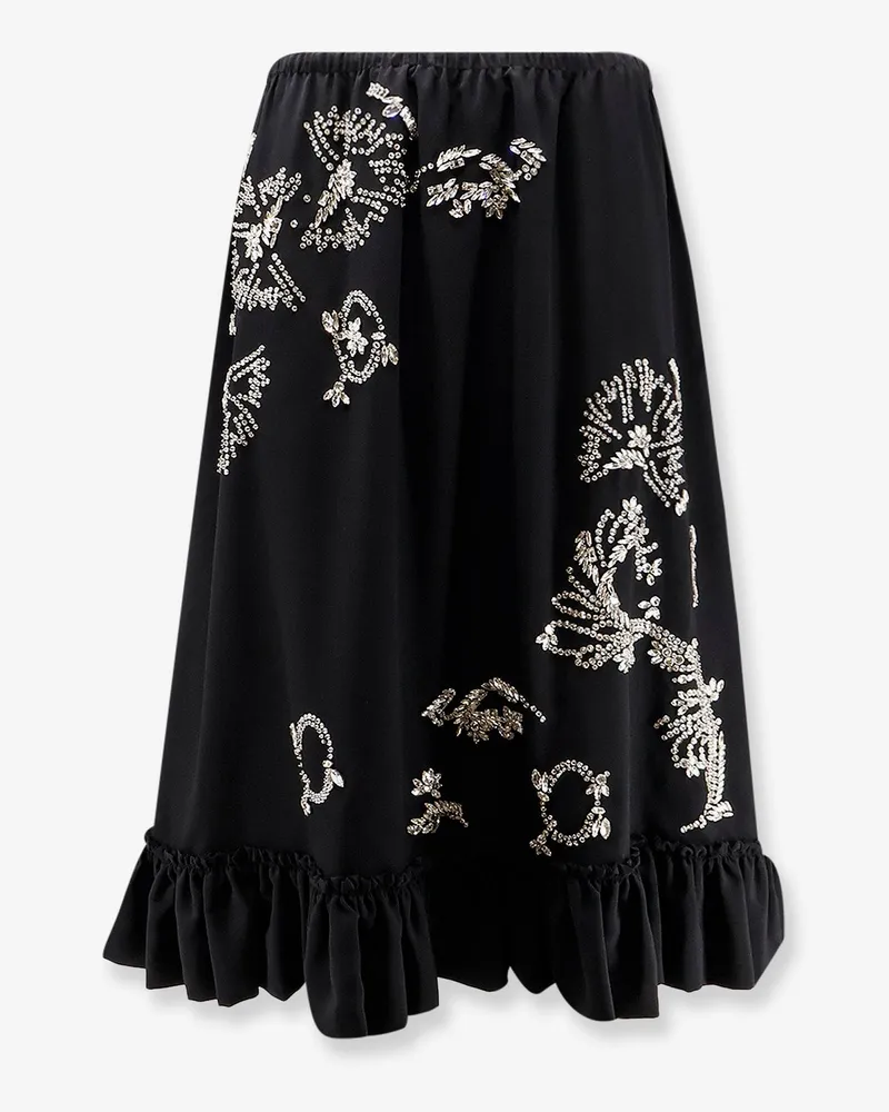Dries van Noten Samila skirt with rhinestones -  - gender_Woman Black