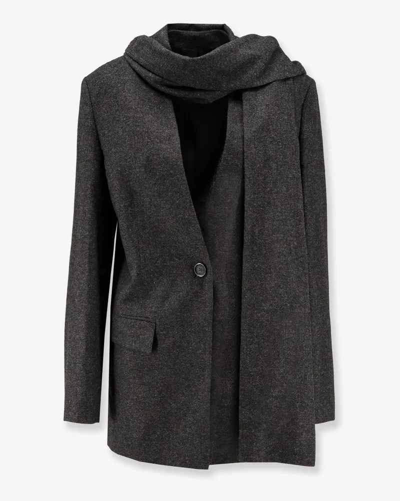 Totême Viscose and wool blazer -  - gender_Woman Grey