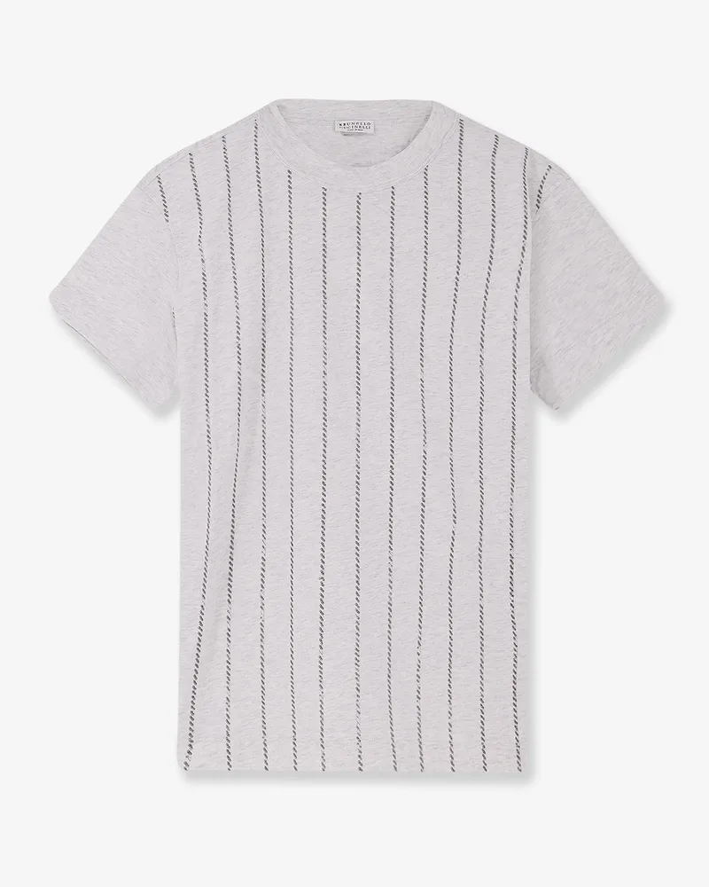 Brunello Cucinelli Cotton t-shirt -  - gender_Woman Grey