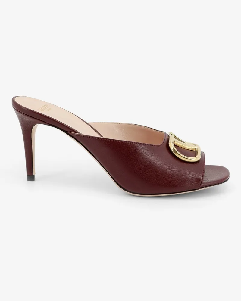 Valentino Garavani VLogo Signature Leather Sandals -  - gender_Woman Brown