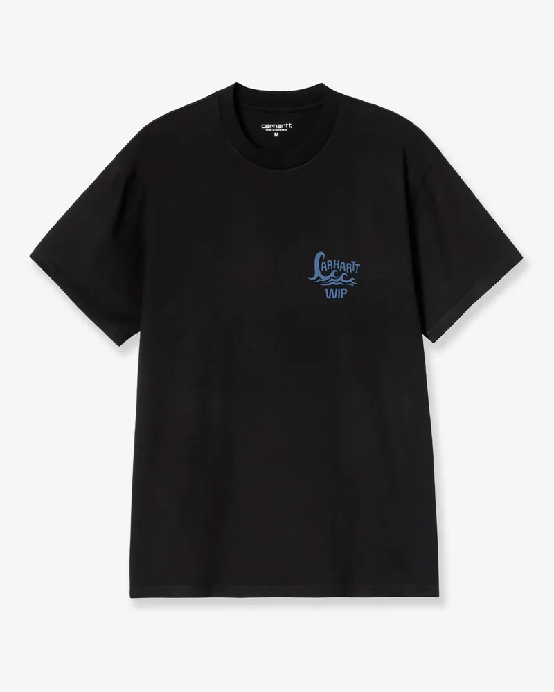 Carhartt WIP S/S Waves cotton T-shirt -  - gender_Man Black
