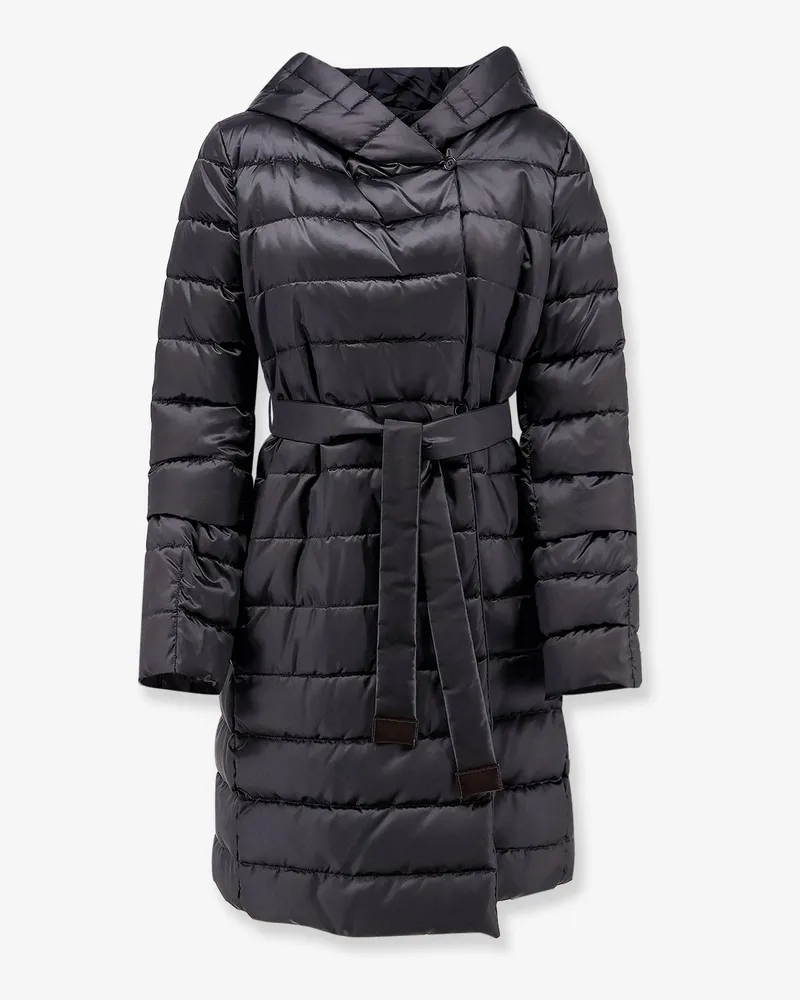 Max Mara Novef The Cube long down jacket with belt -  - gender_Woman Black