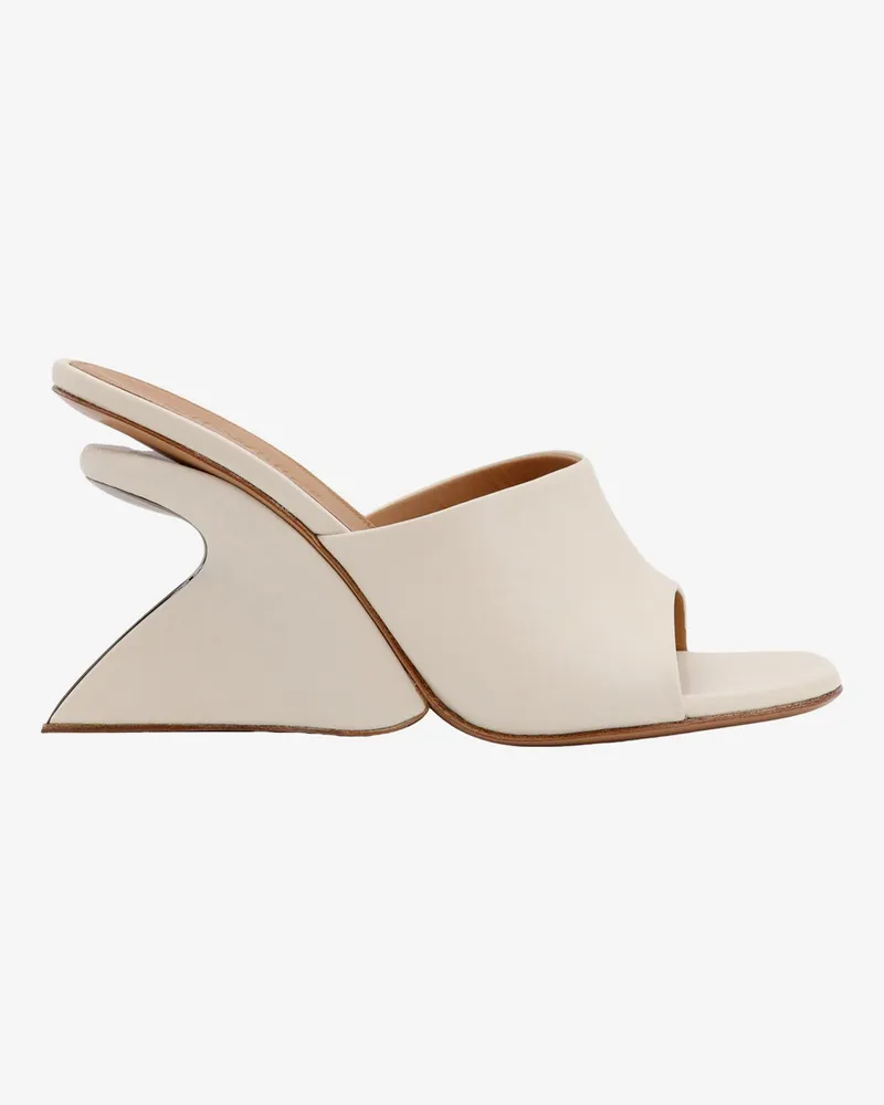 OFF-WHITE Leather mule -  - gender_Woman White