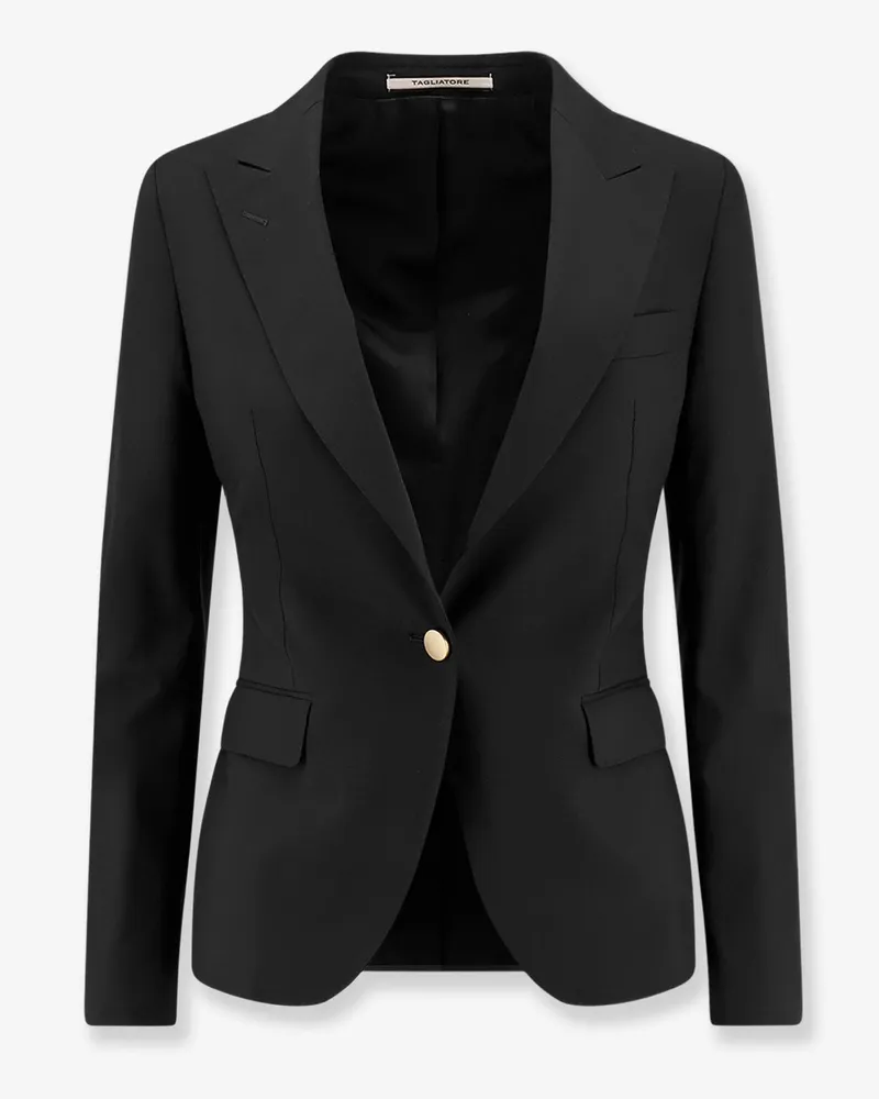 Tagliatore Virgin wool blend blazer -  - gender_Woman Black