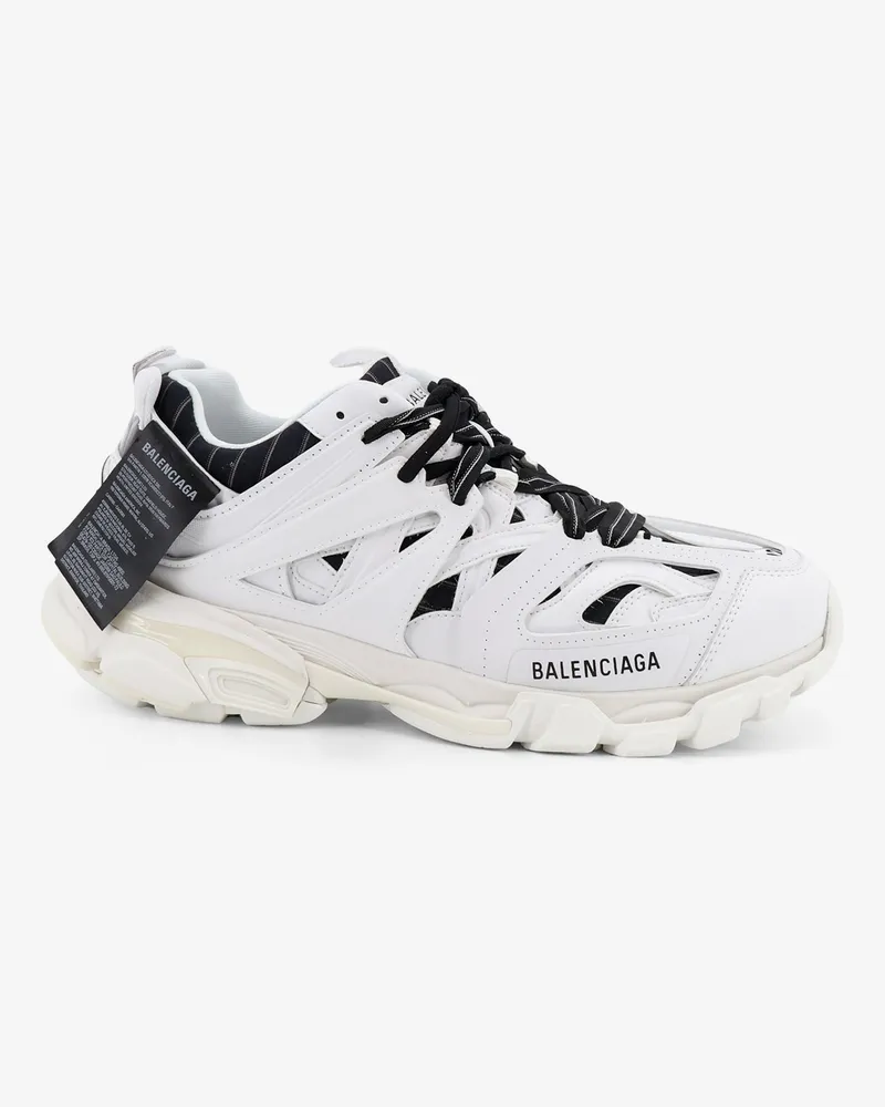Balenciaga Track Shirt polyurethane sneakers with side logo -  - gender_Man White