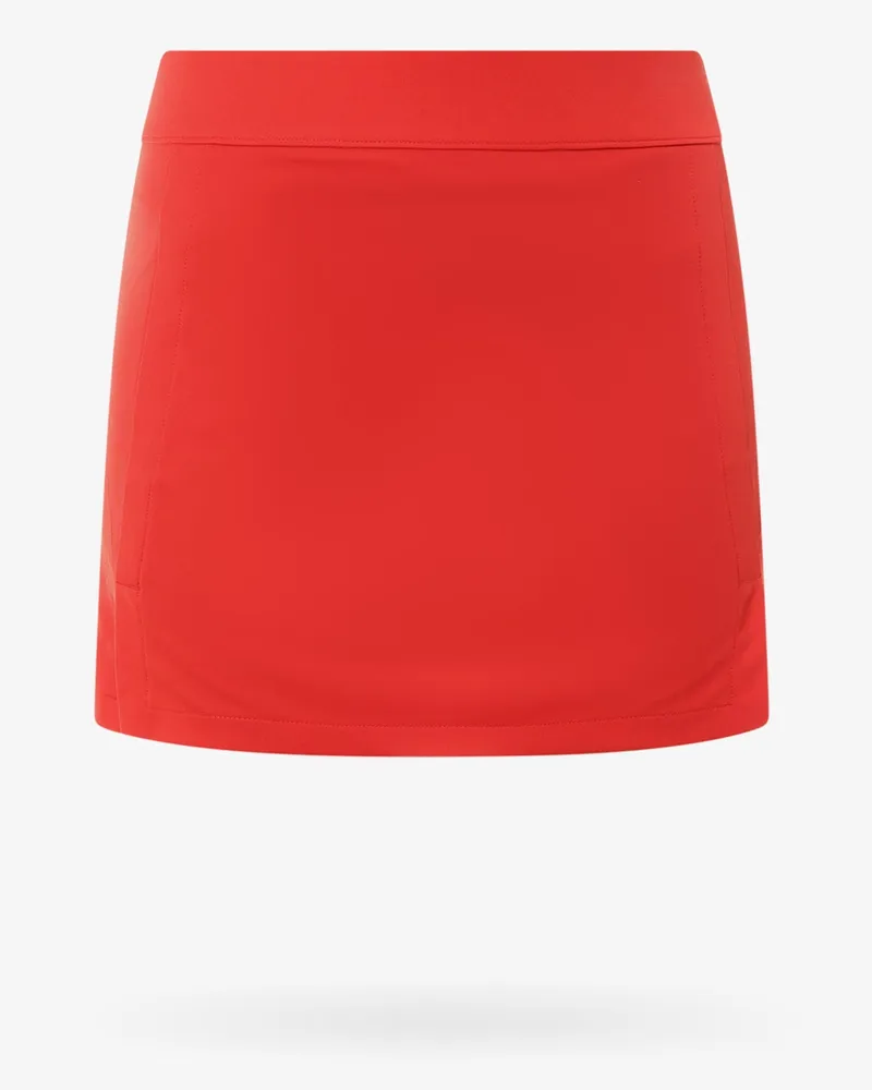 J.Lindeberg Technical fabric midi skirt -  - gender_Woman Red
