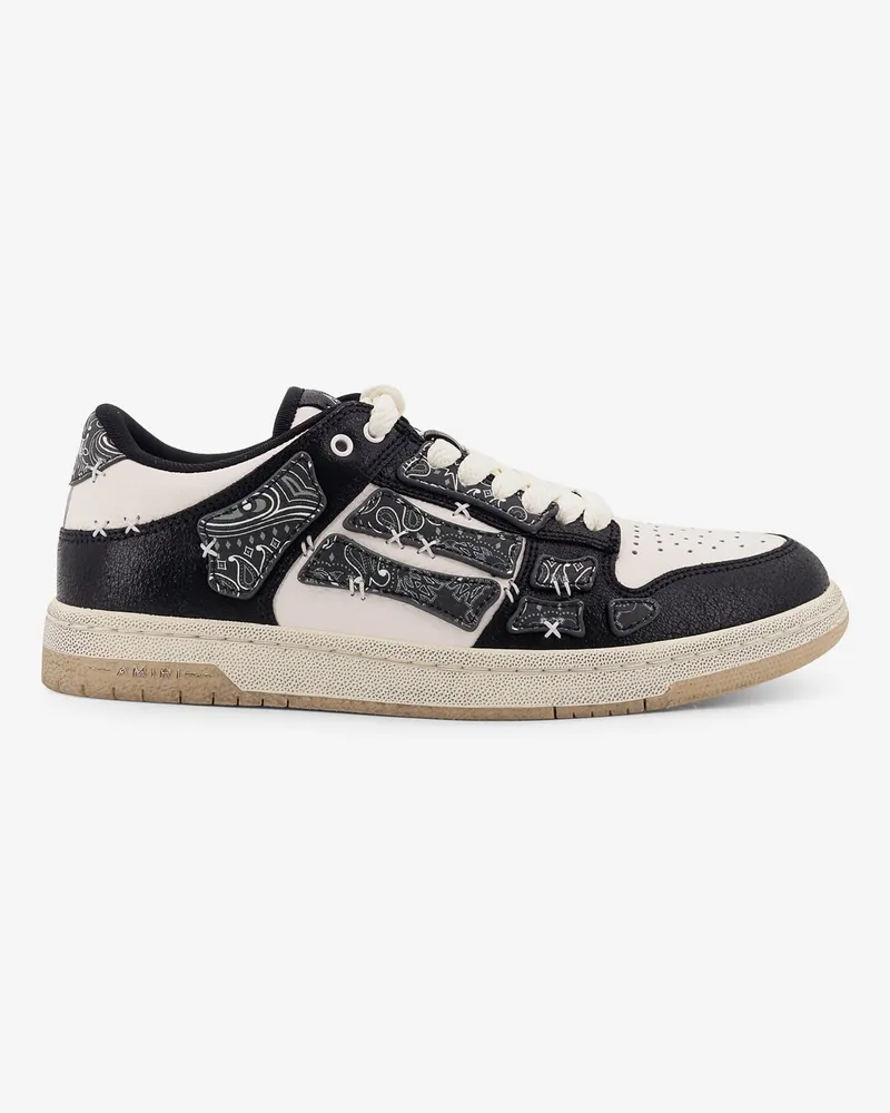 Amiri Bandana Skel Top Low leather low-top sneakers -  - gender_Man Black