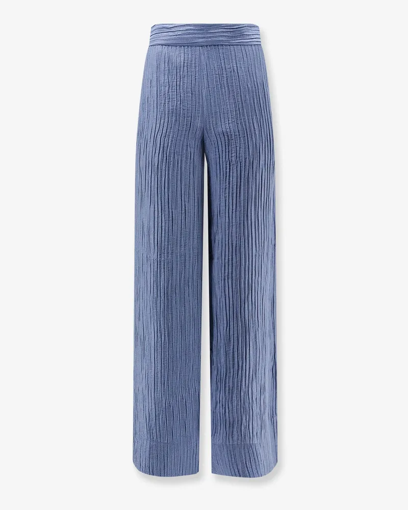 Joseph Selene Fluid Crinkle trousers in a Tencel blend -  - gender_Woman Blue