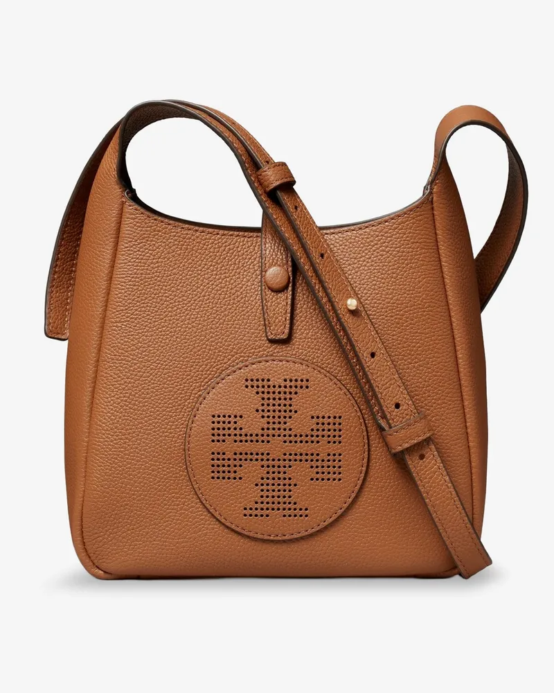 Tory Burch Miller Swing shoulder bag in black hammered leather -  - gender_Woman Brown