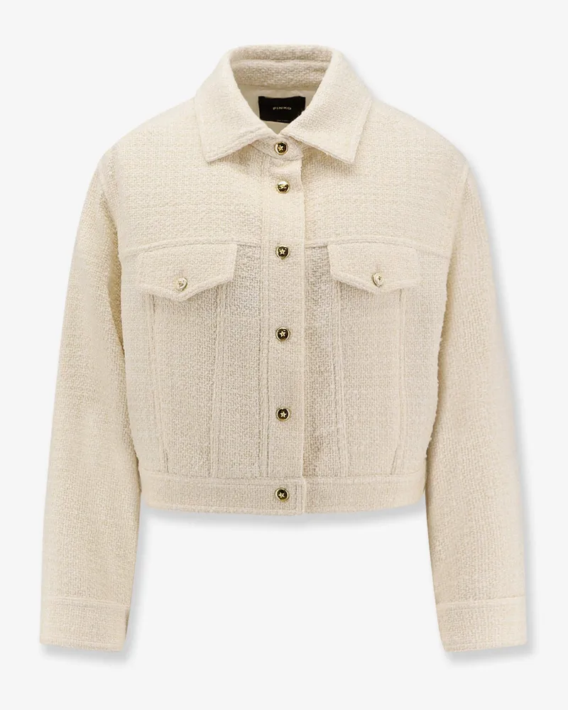 Pinko Gelato tweed blazer -  - gender_Woman White