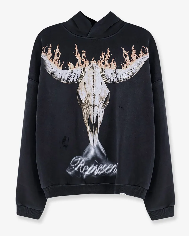 REPRESENT Cotton sweatshirt -  - gender_Man Black