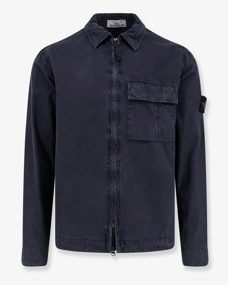 Stone Island Organic cotton shirt -  - gender_Man Blue