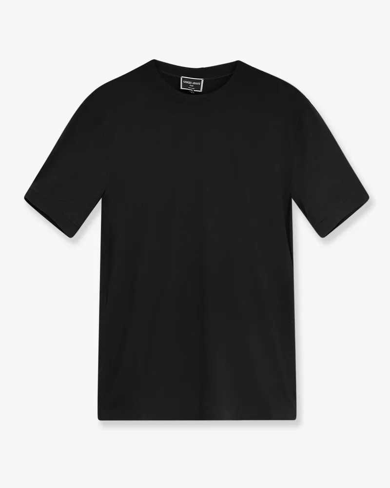 Giorgio Armani Viscose blend T-shirt -  - gender_Man Black