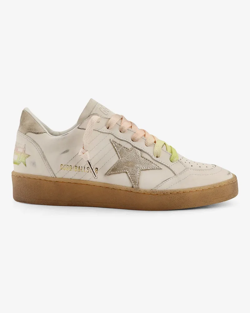 Golden Goose Ball Star leather sneakers -  - gender_Woman White