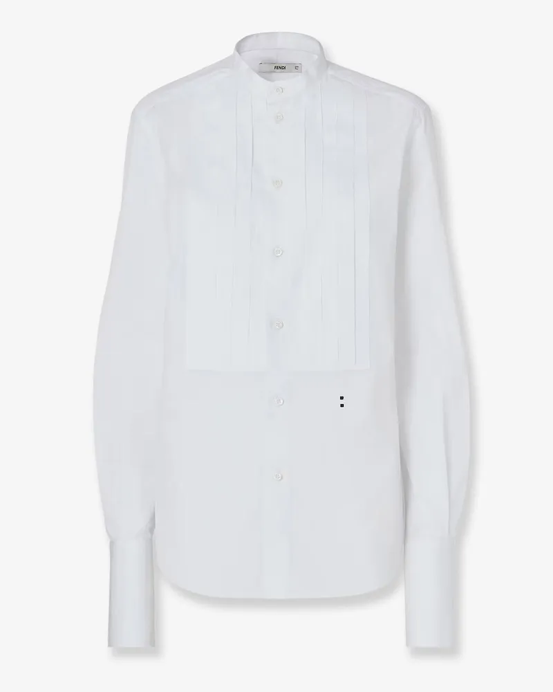 Fendi White popeline shirt -  - gender_Woman White