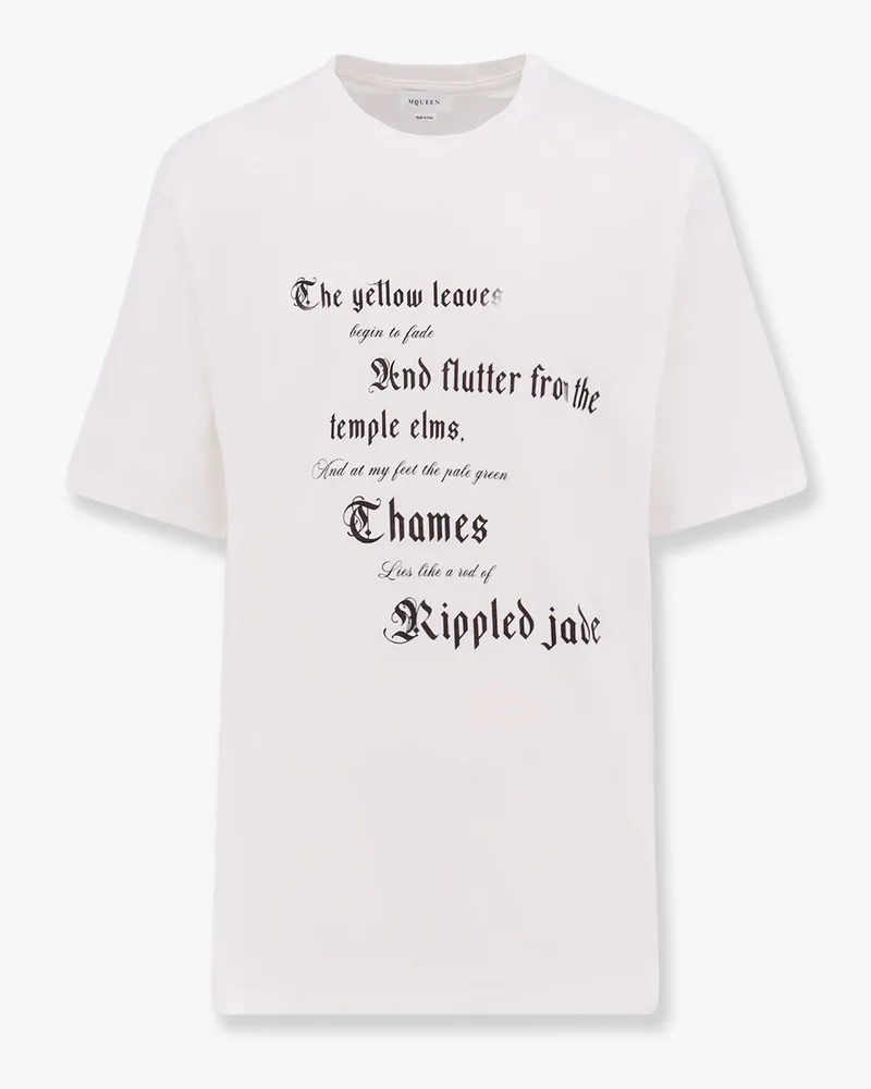 Alexander McQueen Organic cotton t-shirt -  - gender_Man White