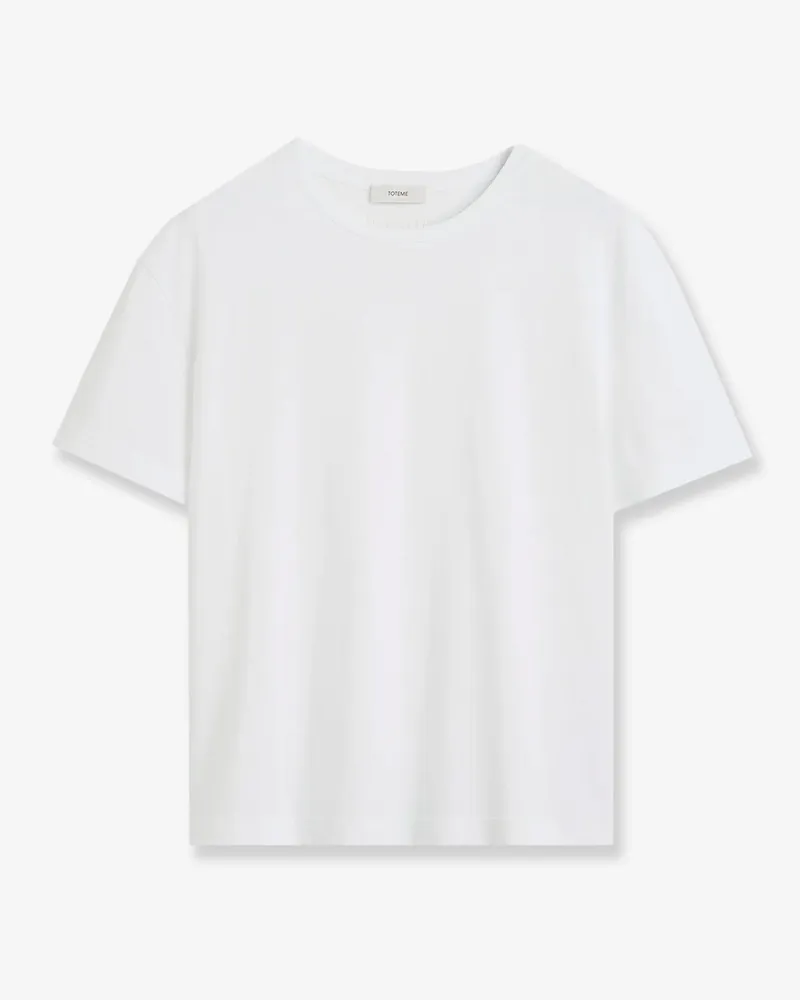Totême Organic cotton T-shirt -  - gender_Woman White