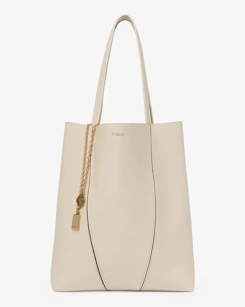 Chloé Chloé Spin leather shoulder bag -  - gender_Woman Beige