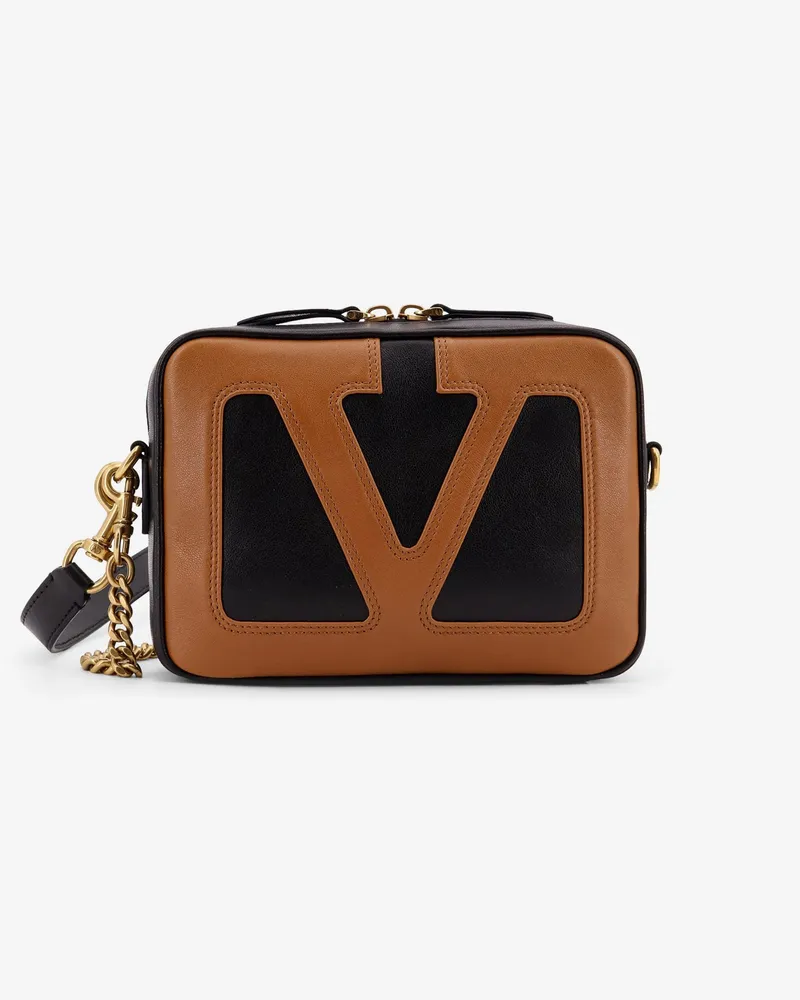 Valentino Garavani Viva Superstar leather shoulder bag - VALENTINO GARAVANI - gender_Man Black