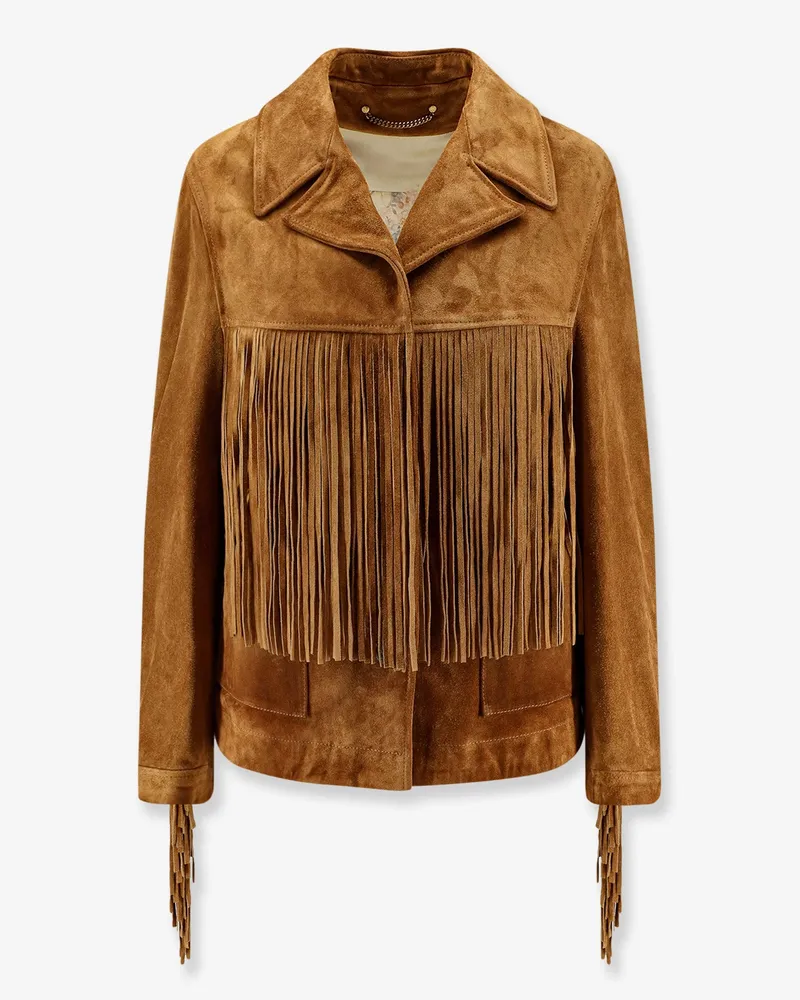 Golden Goose Olinda suede jacket -  - gender_Woman Brown