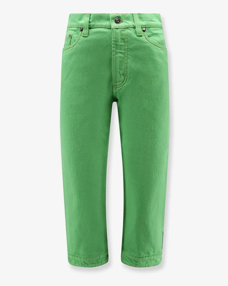 Versace Non-Stretch cotton trousers -  - gender_Woman Green