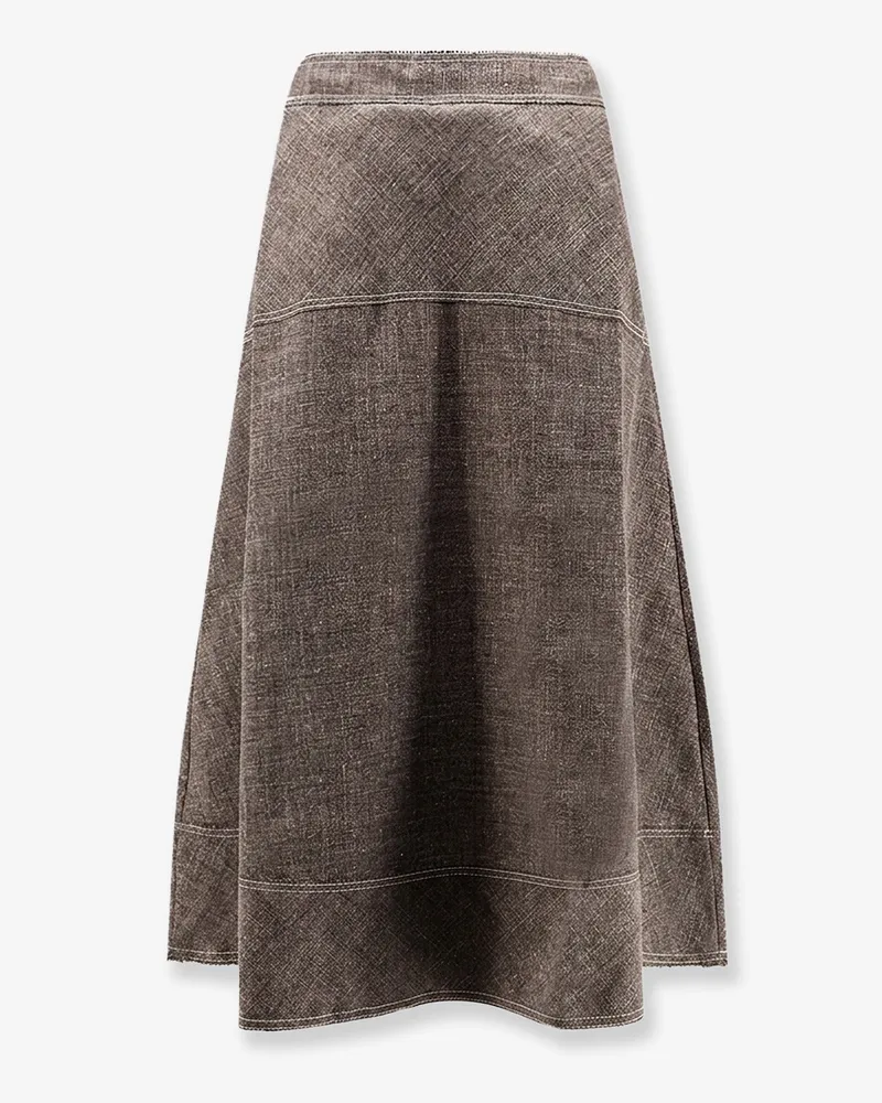 Soeur Janelle linen blend skirt -  - gender_Woman Brown
