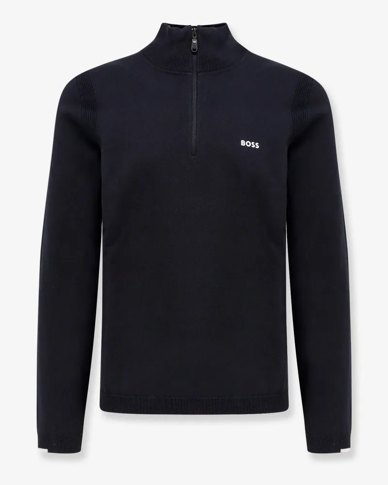 HUGO BOSS Cotton blend sweater -  - gender_Man Blue
