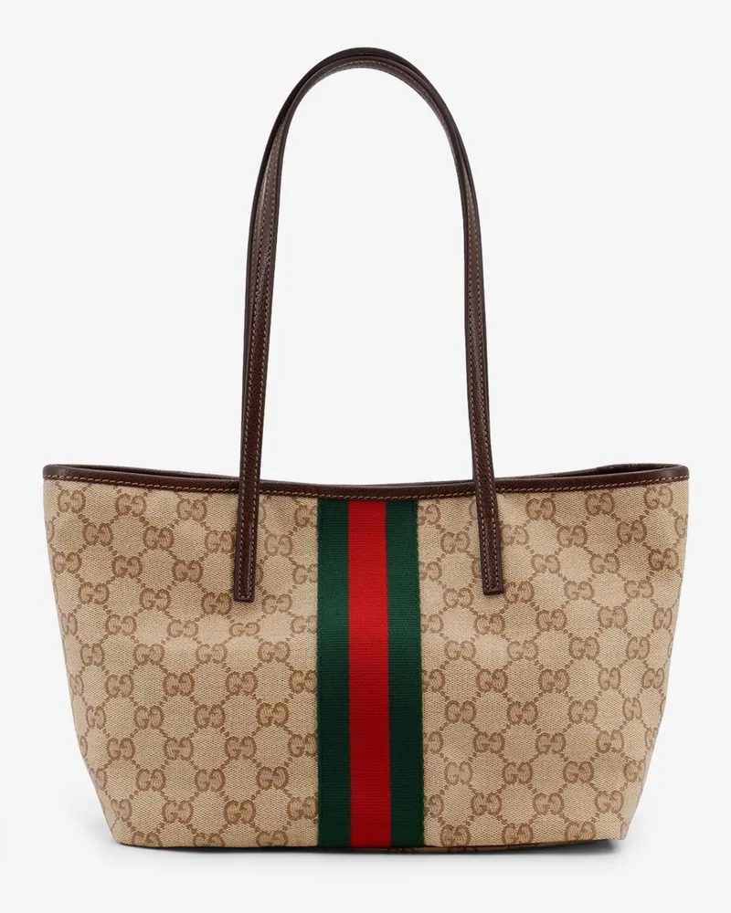 Gucci Tribeca GG fabric shopping bag -  - gender_Woman Beige