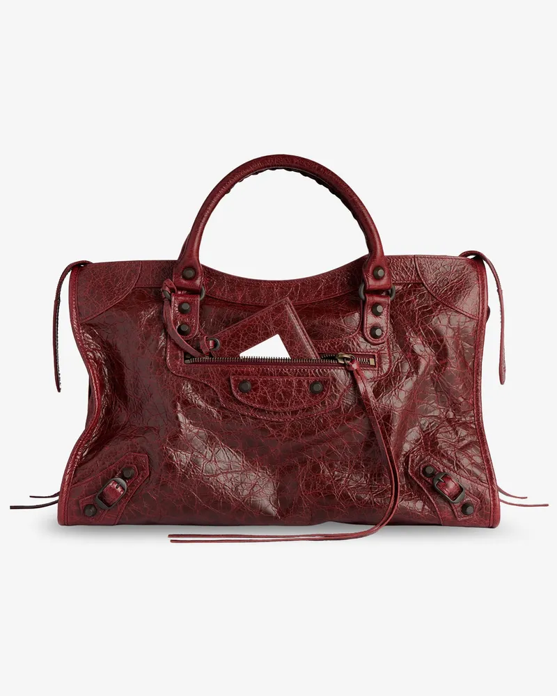 Balenciaga Le City Medium leather handbag -  - gender_Woman Purple